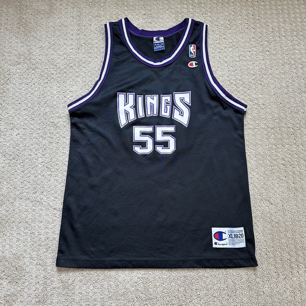 Vintage Champion Sacramento Kings Jason Williams NBA Jersey Youth XL 18-20 Black